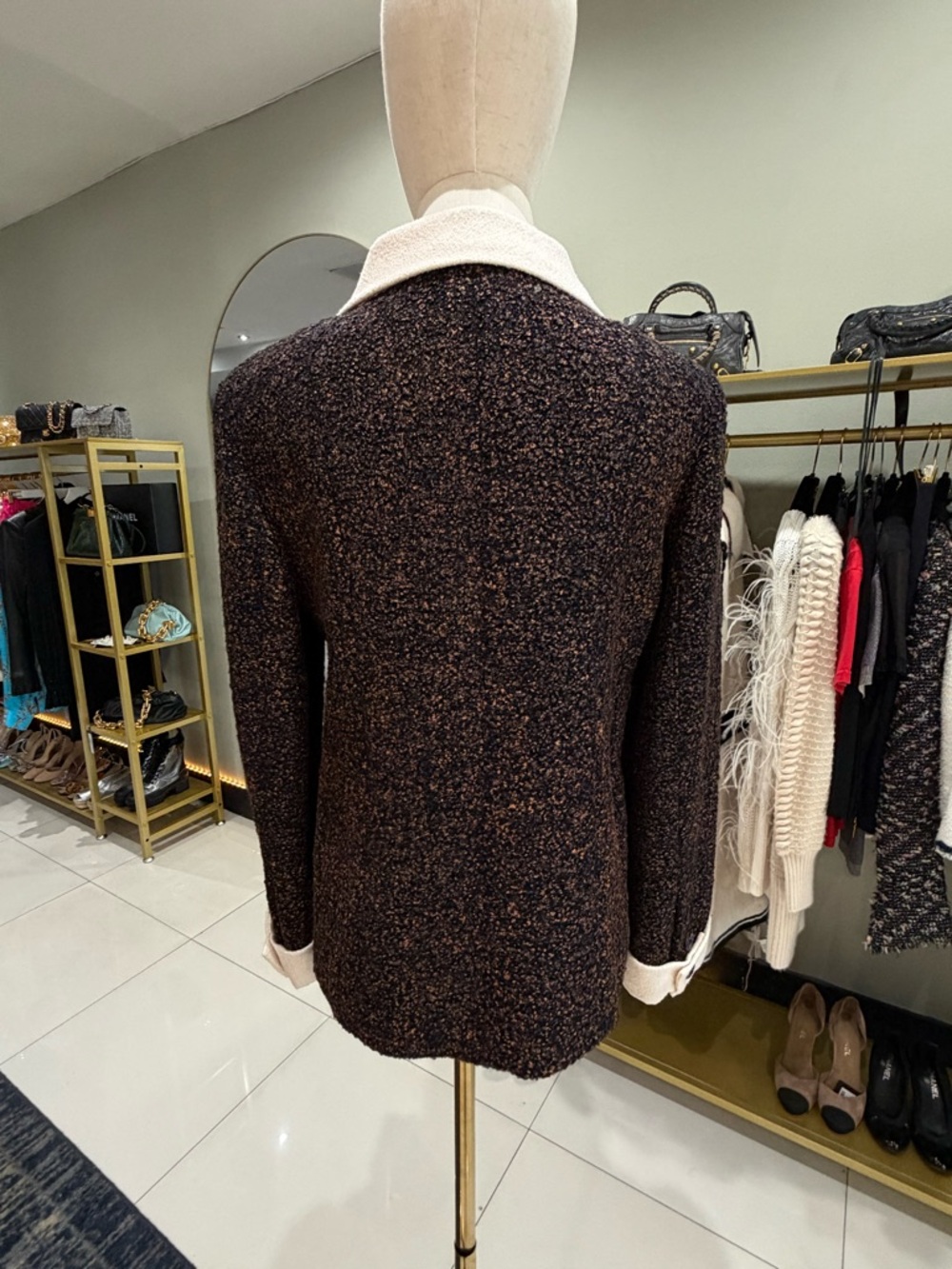 CHANEL Gabriel Ruffle-Trim Tweed Jacket - Picture 11 of 13